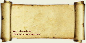 Ana Hrnjak vizit kartica